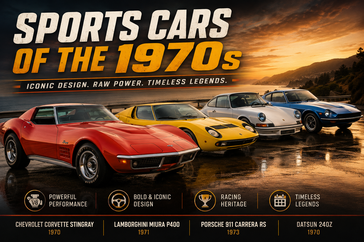 Sports Cars of the 1970s
